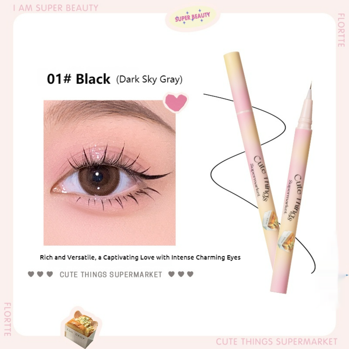 Collection of I Am Super Beauty Liquid Eyeliner in a gallery layout